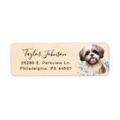 Shih Tzu Rücksendeadresse (Vorne)