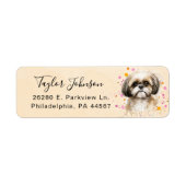 Shih Tzu Rücksendeadresse (Vorne)