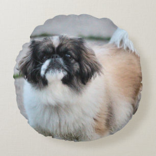 Shih Tzu Rundes Kissen
