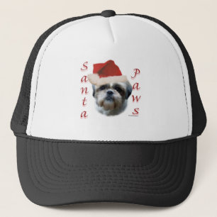 Shih Tzu Santa Pfoten Truckerkappe