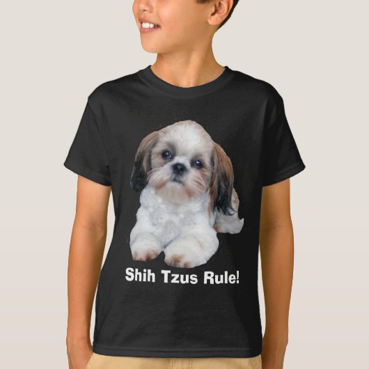 Shih Tzu scherzt T - Shirt (Vorderseite)