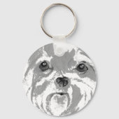 Shih Tzu Schlüsselanhänger (Rückseite)