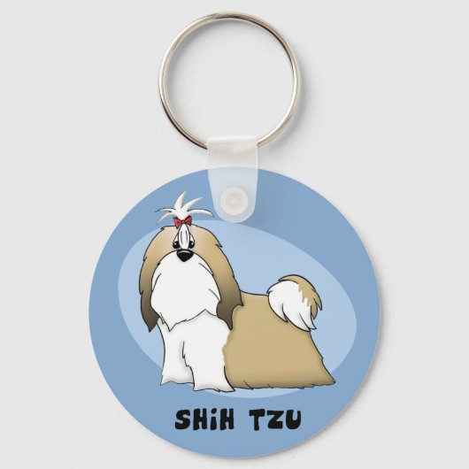Shih Tzu Schlüsselanhänger (Vorderseite)
