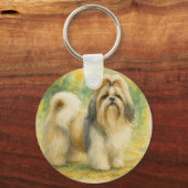 Shih Tzu Schlüsselanhänger (Rückseite)