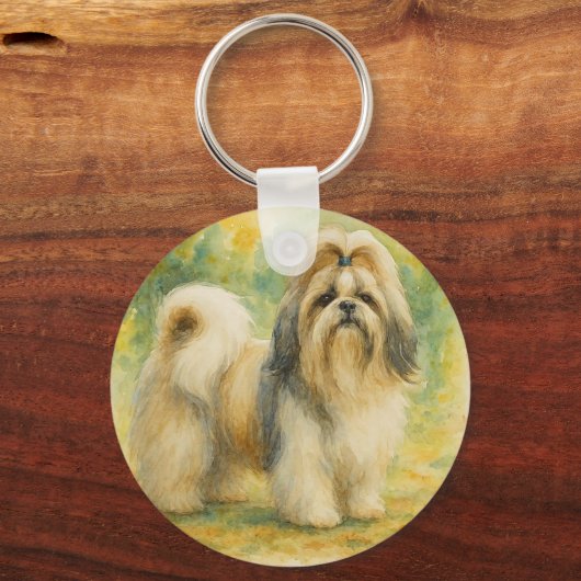 Shih Tzu Schlüsselanhänger (Vorderseite)