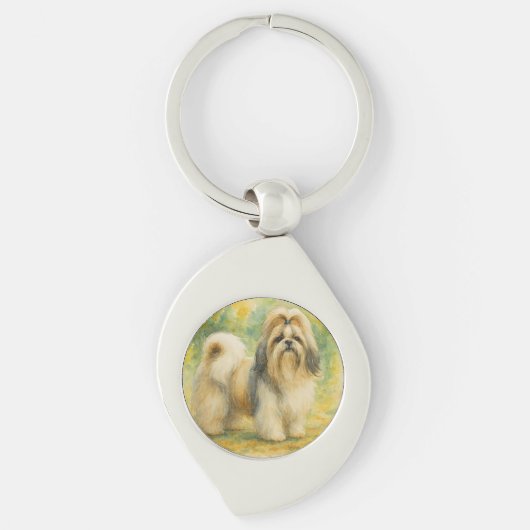 Shih Tzu Schlüsselanhänger (Vorderseite)