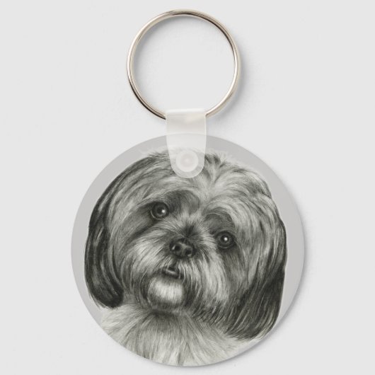 Shih Tzu Schlüsselanhänger (Vorderseite)