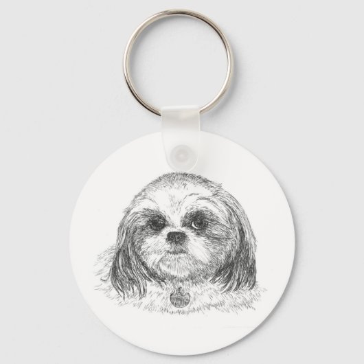 Shih Tzu Schlüsselanhänger (Vorderseite)
