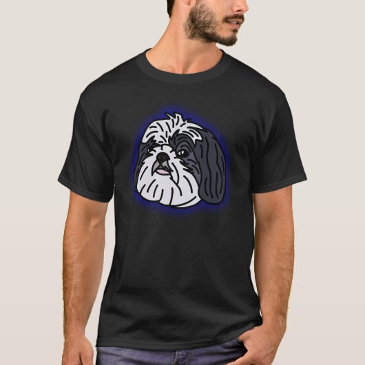 Shih Tzu Seitenauge oder einfach Coy T-Shirt (Vorderseite)