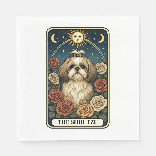 Shih Tzu Serviette (Vorderseite)
