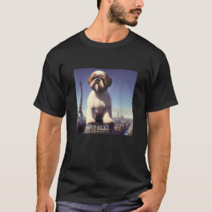 Shih Tzu Shirt Eiffel Tower Frankreich Paris Gesch