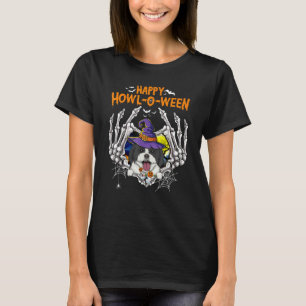 Shih Tzu Skeleton Heart Happy Howl O Ween Costume T-Shirt