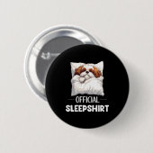 Shih Tzu Sleepshirt Cute Dog Lover Pajama Sleepwea Button (Vorne & Hinten)