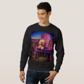 Shih Tzu Smiling in Field of Flowers (Dog Days) Sweatshirt (Vorne ganz)