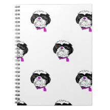Shih Tzu Spiral Foto Notebook