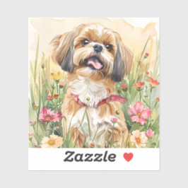 Shih Tzu Sticker - Niedlicher Hundeaufkleber