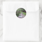 Shih Tzu Sticker Purple Flowers (Tasche)