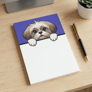 Shih Tzu Süße Neugierige Welpen-Hunde-Liebhaber-Ge Post-it Klebezettel