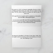 Shih Tzu Sympathy Card Karte (Innenseite)