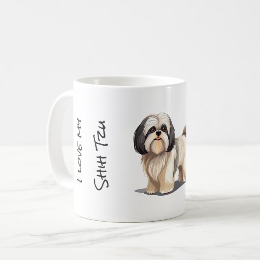 Shih Tzu Tasse (Vorderseite Links)