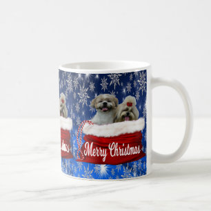 Shih tzu Tassen-Weihnachten Kaffeetasse