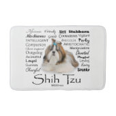 Shih Tzu Traits Bath Mat Badematte (Vorderseite)