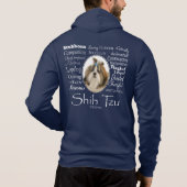 Shih Tzu Traits Hoodie (Rückseite)