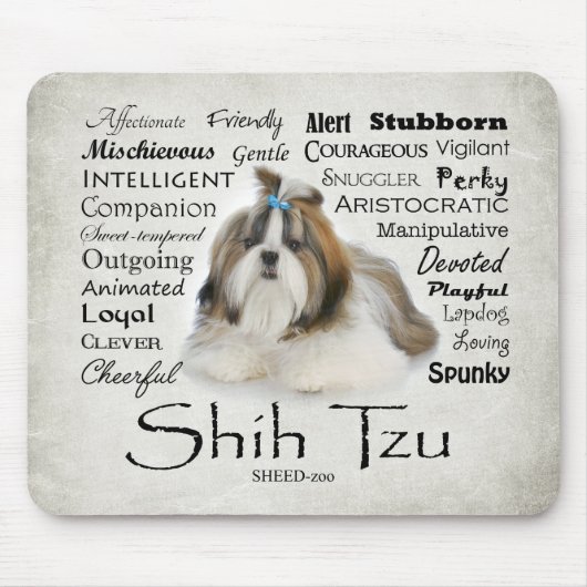 Shih Tzu Traits Mousepad (Vorne)