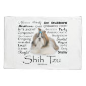 Shih Tzu Traits Pillowcase Kissenbezug (Rückseite)