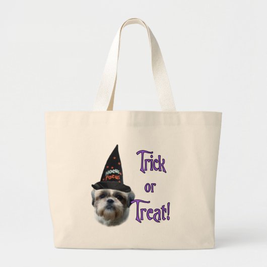 Shih Tzu Trick Jumbo Stoffbeutel (Vorne)