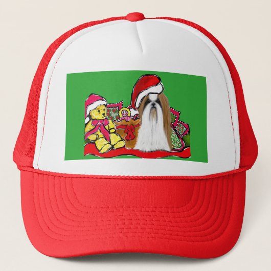Shih Tzu Truckerkappe (Vorderseite)