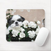 Shih Tzu und Rose Mousepad (Mit Mouse)