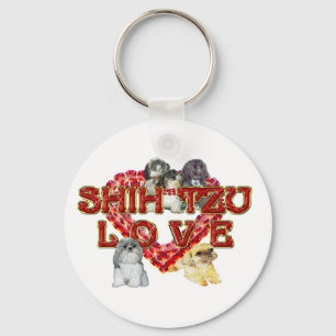 Shih Tzu Valentine-Schlüsselanhänger Schlüsselanhänger
