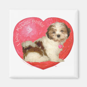 Shih Tzu Valentinstag Magnet