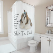 Shih Tzu Vater Duschvorhang (Beispiel)