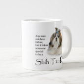 Shih Tzu Vater Jumbo Tasse (Vorderseite Rechts)