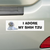 Shih Tzu verehre ich Autoaufkleber (Auf Auto)