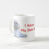 Shih Tzu verehre ich Tasse (Vorderseite Links)
