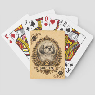 Shih Tzu, Vintage Heritage Hund Spielkarten