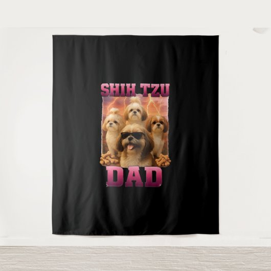 Shih Tzu Wandteppich (Vorderseite)