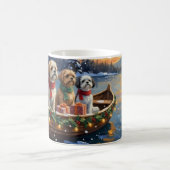 Shih Tzu Weihnachtsboot Urlaub Kaffeetasse (Mittel)