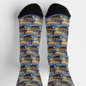 Shih Tzu Weihnachtsboot Urlaub Socken (Oben)