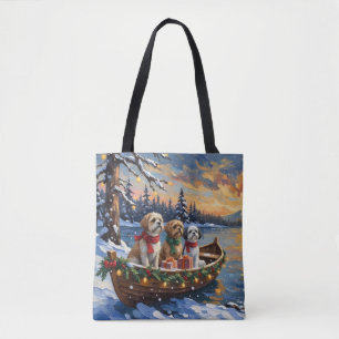 Shih Tzu Weihnachtsboot Urlaub Tasche