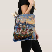 Shih Tzu Weihnachtsboot Urlaub Tasche (Von Nahem)