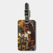 Shih Tzu Weihnachtsfeiertag Gepäckanhänger (Vorderseite vertikal)