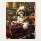 Shih Tzu Weihnachtsfeiertag Planer (Rückseite)