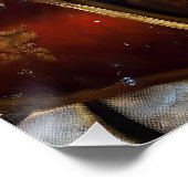 Shih Tzu Weihnachtsfeiertag Poster (Ecke)