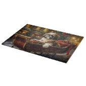 Shih Tzu Weihnachtsfeiertag Schneidebrett (Ecke)