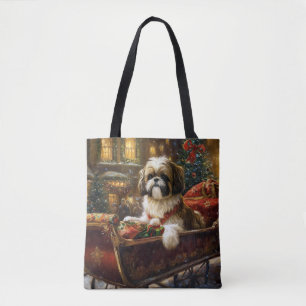 Shih Tzu Weihnachtsfeiertag Tasche
