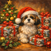 Shih Tzu Weihnachtspapier Geschenkpapier